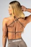 Топ Nebbia Open-Back Sports Bra POWER Light Brown ASH 890