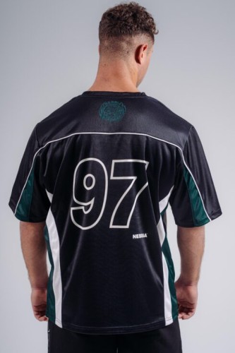Футболка Nebbia Oversized Jersey T-Shirt '97 PRIMAL Black 885