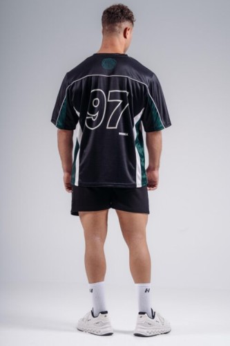 Футболка Nebbia Oversized Jersey T-Shirt '97 PRIMAL Black 885