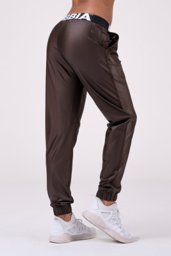 Штаны NEBBIA SPORTS DROP CROTCH PANTS 529 Brown