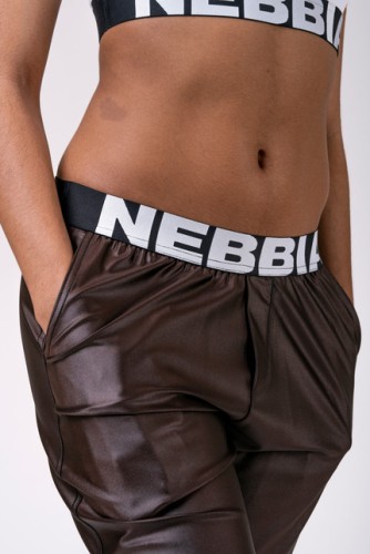 Штаны NEBBIA SPORTS DROP CROTCH PANTS 529 Brown