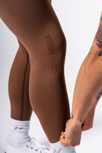 Легінси Nebbia High Waisted Push-Up Leggings TOTALLY SEAMLESS Brown 303