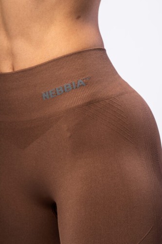 Легінси Nebbia High Waisted Push-Up Leggings TOTALLY SEAMLESS Brown 303