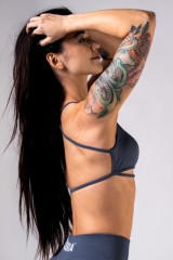 Топ Nebbia Open-Back Sports Bra POWER Grey 890