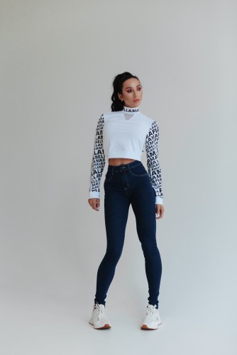 Кофта Labellamafia Blusa Neutral Flowers 21694