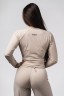Олімпійка Deni x NEBBIA Fitness Zip Tracktop Cream 314