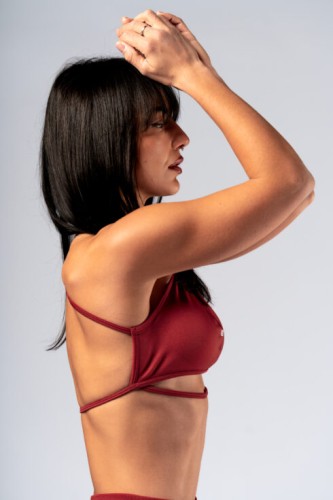 Топ Nebbia Open-Back Sports Bra POWER Red 890