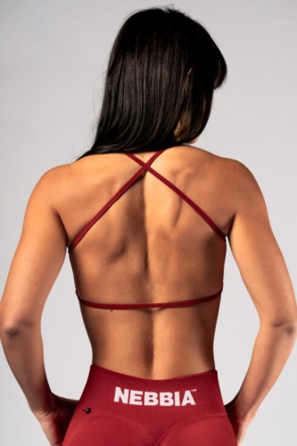 Топ Nebbia Open-Back Sports Bra POWER Red 890