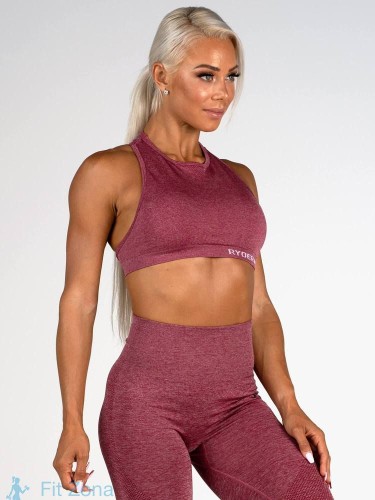 Топ Ryderwear Seamless Sport Bra Burgundy