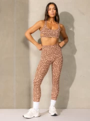 Легінси Ryderwear Empower High Waisted Leggings - Mocha Leopard