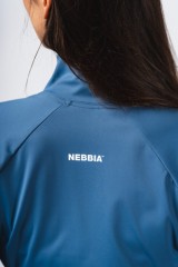 Олимпийка Deni x NEBBIA Fitness Zip Tracktop Blue 314