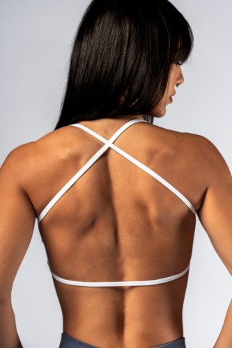 Топ Nebbia Open-Back Sports Bra POWER White 890