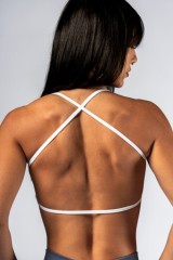 Топ Nebbia Open-Back Sports Bra POWER White 890