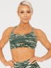 Топ Ryderwear Wild Tied Up Sports Bra Tiger Green