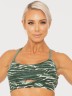Топ Ryderwear Wild Tied Up Sports Bra Tiger Green
