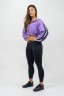 Худи Nebbia Cropped Zip-Up Hoodie Iconic Lila 254