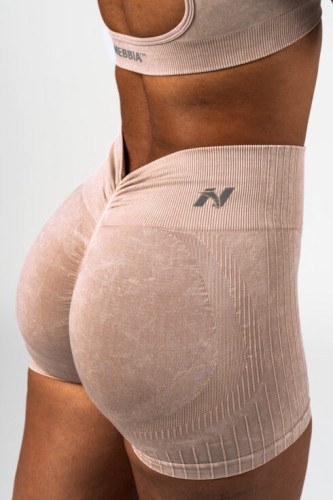 Шорти Nebbia High Waisted Push-Up Shorts TOTALLY SEAMLESS Cream 304