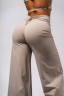 Штаны Deni x NEBBIA High-waist Flared Pants Cream 312