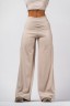 Штаны Deni x NEBBIA High-waist Flared Pants Cream 312