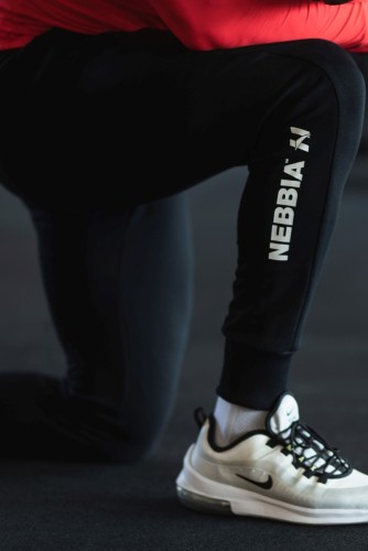 Штани Slim sweatpants with zip pockets “Re-gain” 320 Black