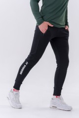 Штаны Slim sweatpants with zip pockets “Re-gain” 320 Black