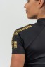 Футболка Nebbia Women's Compression Zipper Shirt INTENSE Ultimate Gold 831