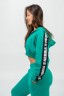Худи Nebbia Cropped Zip-Up Hoodie Iconic Green 254
