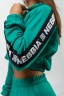 Худи Nebbia Cropped Zip-Up Hoodie Iconic Green 254