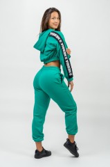 Худи Nebbia Cropped Zip-Up Hoodie Iconic Green 254