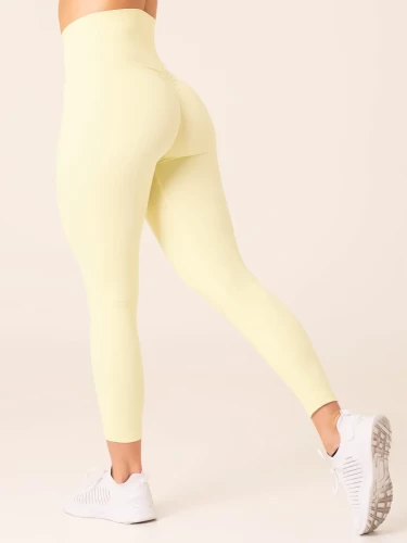 Леггинсы Ryderwear NKD High Waisted Scrunch Leggings - Lemon