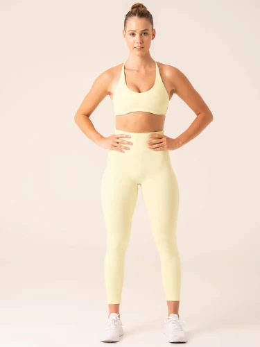 Леггинсы Ryderwear NKD High Waisted Scrunch Leggings - Lemon