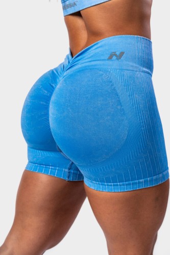 Шорты Nebbia High Waisted Push-Up Shorts TOTALLY SEAMLESS Blue 304