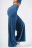 Штаны Deni x NEBBIA High-waist Flared Pants Blue 312