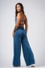 Штаны Deni x NEBBIA High-waist Flared Pants Blue 312