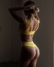 ТОП MIAMI RETRO BIKINI - TOP YELLOW 553