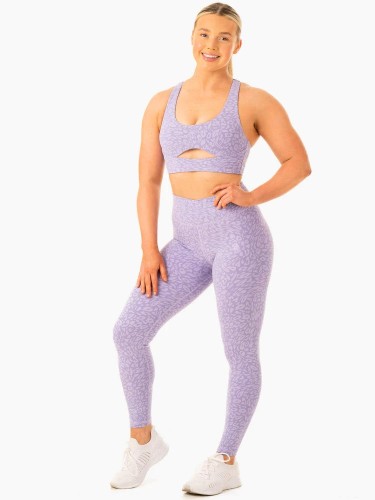Топ Rotation Sports Bra - Iris Leopard