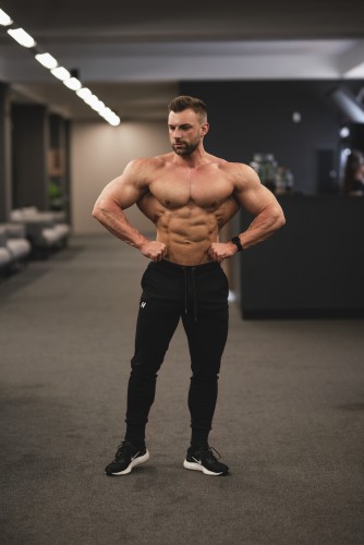 Штаны Slim sweatpants with side pockets “Reset” 321 Black