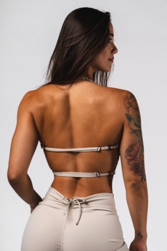 Топ Deni x NEBBIA Sports Crop Tank Cream 309