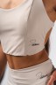 Топ Deni x NEBBIA Sports Crop Tank Cream 309