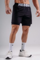 Шорти Nebbia Double-Layer Training Shorts PRIMAL Black 878