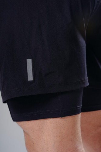 Шорти Nebbia Double-Layer Training Shorts PRIMAL Black 878
