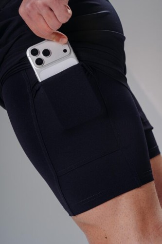 Шорти Nebbia Double-Layer Training Shorts PRIMAL Black 878