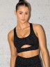 Топ Rotation Sports Bra - Black Leopard