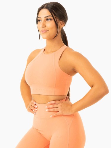 Топ NKD Frame Long Line Sports Bra - Terracotta