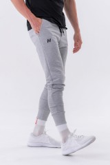 Штаны Slim sweatpants with side pockets “Reset” 321 Light Grey