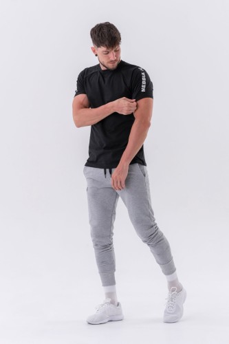 Штаны Slim sweatpants with side pockets “Reset” 321 Light Grey