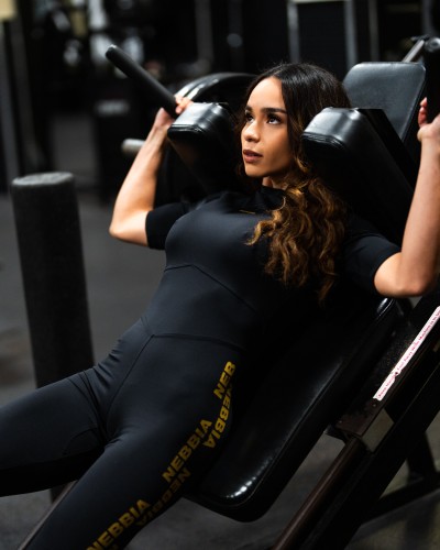 Комбінезон Nebbia Women's Workout Jumpsuit INTENSE Focus Gold 823