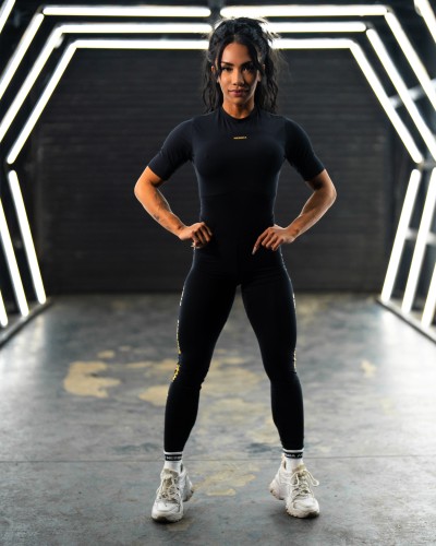 Комбінезон Nebbia Women's Workout Jumpsuit INTENSE Focus Gold 823