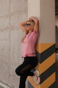 Легінси High Waist & Mesh Leggings 573 Black