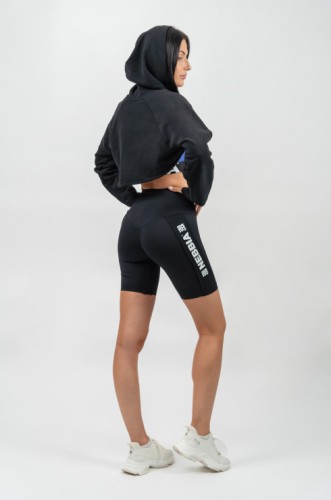 Худи Nebbia Designer Cropped Hoodie Gym Time Black 259